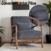 RISOKEYS Mid-Century Modern Accent Chair with Pillow: Stylish Corduroy Upholstery & Easy Assembly - for Living Room, Bedroom, Balcony Decor - 2 of 4