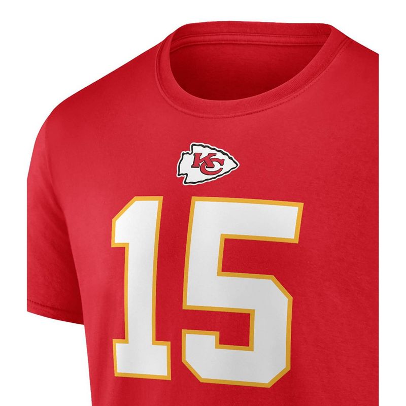 NFL Kansas City Chiefs Short Sleeve Core Mahomes Big & Tall T-Shirt, 3 of 5