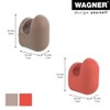 WAGNER – design yourself Wall Hook Set, Black Rubber & Steel, 4pc — Supports up to 35 lbs - 2 of 4