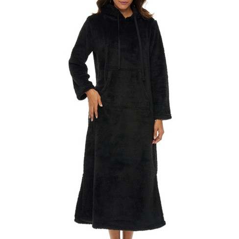 Womens long 2025 sweatshirt robe