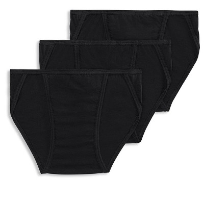 Jockey Men's Underwear Elance Microfiber Low Rise Brief - 2 Pack, Black, S  at  Men's Clothing store