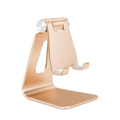 Orieon Techs Sturdy Gold Alloy Swivel Phone Stand