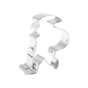 Unique Bargains Pastry Cutter Christmas Hat-Shaped Dishwasher Safe Stainless Steel Silver Tone 1Pcs - 1 of 4