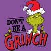 Girl's Dr. Seuss Christmas Don't Be a Grinch T-Shirt - 2 of 4