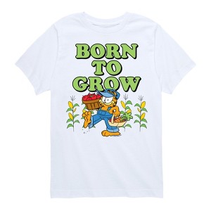 Boys' - Garfield - Born To Grow Short Sleeve Graphic T-Shirt - 1 of 4