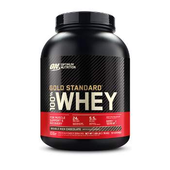 Optimum Nutrition Gold Standard 100% Whey Protein Powder - Strawberries &  Cream - 24oz : Target
