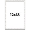 PosterPalooza | Textured White Picture Frame - UV Acrylic, Foam Board Backing, Hanging Hardware - 2 of 4