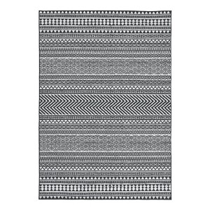 Washable Boho Geometric Rug Non Slip Low Pile Rug Soft Throw Floor Cover Foldable Indoor Carpet for Living Room Bedroom Playroom Nursery - 1 of 4