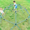 Vynxaria Kids Climbing Dome Tower - 13 ft Jungle Gym Geometric Playground Dome Climber Monkey Bars Play Center, Rust, Steel Supporting 1000 LBS - 2 of 4