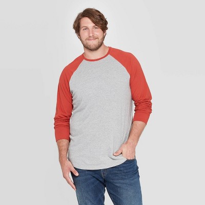 mens big and tall baseball tee