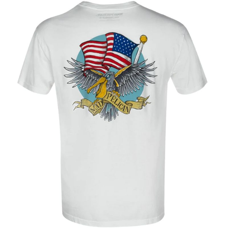 Mad Pelican Liberty Pelican Perfection Graphic T-Shirt - White, 2 of 3
