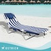 Ostrich Chaise Lounge Folding Portable Sunbathing Beach Chair (3 Pack) - image 4 of 4