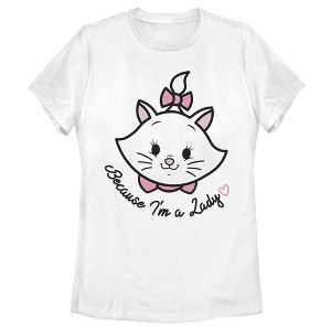 Women's Aristocats Marie Portrait I'm a Lady T-Shirt - 1 of 4