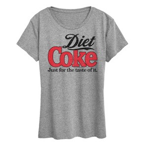 Women's - Diet Coke - Retro Just For The Taste Of It Short Sleeve Graphic T-Shirt - 1 of 4