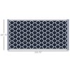 Gulches Outsunny Reversible Outdoor Rug Carpet, 9' x 18' Waterproof Plastic Straw Rug with Carry Bag - 4 of 4