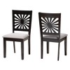 Baxton Studio Olympia Modern Fabric and Wood Dining Chair Set - image 2 of 4