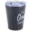 Mary Square Chief Chaos Coordinator Midnight Black 12 ounce Stainless Steel Tumbler - 2 of 4