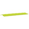 vidaXL Garden Bench Cushions 2 pcs Bright Green 78.7"x19.7"x2.8" Oxford Fabric - 4 of 4