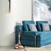 NicBex Small Round Coffee Table,Cocktail Table with Rose Gold Carbon Steel Legs,Space-Saving Side Table for Bedroom,Living Room Furniture - 4 of 4