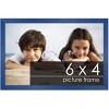 PosterPalooza | Photo Size Classic Modern Blue Frame - UV Acrylic, Foam Board Backing, Hanging Hardware - 2 of 4