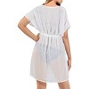 LA LEELA Women's Beachwear Summer Swim Beach Cover Ups for Bikini Sheer Cover up Dress Bathing Suit Swimsuit Coverups for Women - 3 of 4