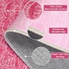 Washable Rug, Modern Abstract Area Rug Medallion Pattern Rugs, Stain Resistant Non-Slip Living Room Bedroom Area Rug - 4 of 4