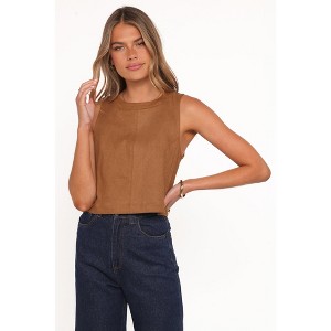 Charles Faux Sueded Top - 1 of 4