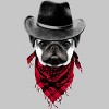 Men's Design By Humans Cowboy Pug By clingcling T-Shirt - 2 of 4