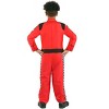 HalloweenCostumes.com Red Racer Jumpsuit Boy's Costume - 3 of 3
