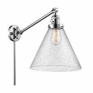 Cone - 1 Light Swing Arm Wall Sconce In Industrial Style-16 Inches Tall and 12 Inches Wide - 1 of 1