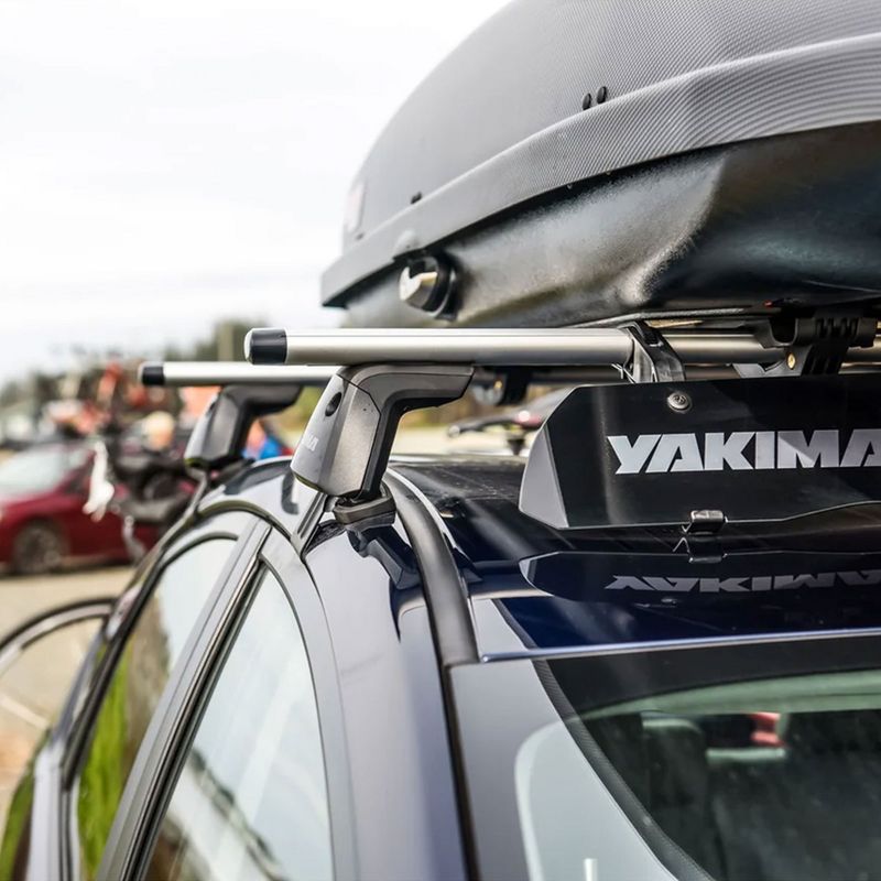 Yakima 50 Inch Aluminum T Slot JetStream Bar Aerodynamic Crossbars for Roof Rack Systems Compatible with Any StreamLine Tower, Silver, Set of 2, 2 of 6