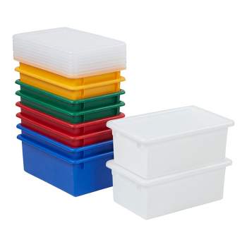 Teal Small Plastic Storage Bin - TCR20381