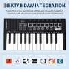 25-Key MIDI Keyboard MIDI Controller with DAW Integration, ABS Keyboard, 8 Drum Pads, 8 Knobs, Perfect for Music Production - 2 of 4