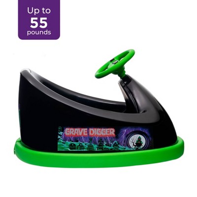 Monster Jam 6V Black and Green Electric Bumper Car