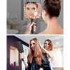 FamiHomii Lightweight, Durable, Portable Handheld Mirror with dimmable Light, Perfect for Hair Styling and Shaving.Battery Operated,Black - 3 of 4