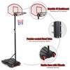 SKONYON 28" Basketball Hoop Indoor and Outdoor 5.2 ft-7 ft Height Adjustable Kids Baketball Goal - 4 of 4