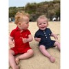 Gender Neutral Boys Drift Polo Romper - ME & HENRY - 2 of 2
