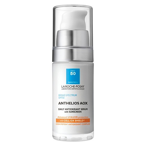 La Roche Posay Anthelios AOX Daily Antioxidant Face Serum with Sunscreen SPF 50 1.0 fl oz La Roche Posay Anthelios AOX Daily Antioxidant Face Serum with Sunscreen SPF 50 1.0 fl oz