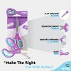 Kids Scissors, Right and Left-Handed 5” Blunt Tip Sharp Stainless Steel Scissors, - 3 of 4