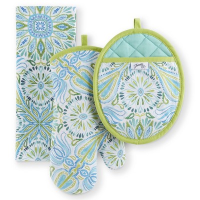 Kitchenaid Onion Quilt Kitchen Towel, Oven Mitt & Pot Holder Set 4-pack :  Target