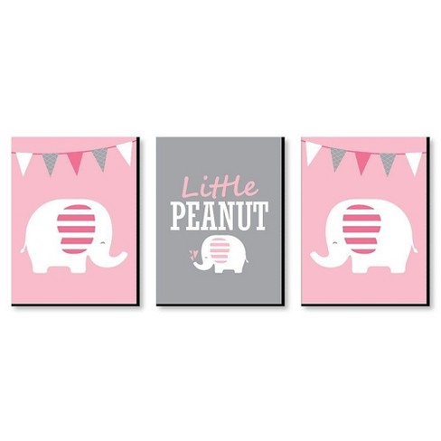 Premium Vector  Pink and white baby boss wall art for a baby girl