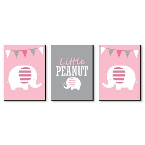 Elephant baby girl outlet room decor