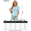 maternity dress Women's Maternity Floral  Puff Sleeve Tunic Blouse - 2 of 4