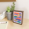 Showmemars BE AFRAID AND DO IT ANYWAY Framed Mini Print - Society6 - 2 of 3