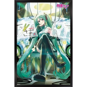 Trends International Hatsune Miku - Circuit Lab Tech Framed Wall Poster Prints - 1 of 4