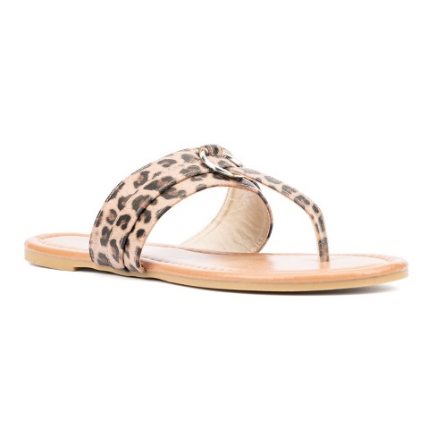 New York & Company Women's Jacklyn Flip Flop - 8, Leopard : Target