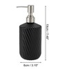 Unique Bargains Classic Twill Lines Soap Pump Dispenser 450ml 1 Pc - image 4 of 4