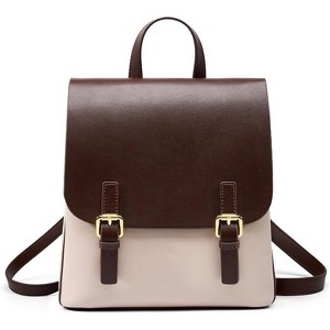 BEAFUP Mini Leather Backpack for Women,Stylish & Convertible Small Backpack Purse with Adjustable Strap,Durable Travel Daypack - 1 of 4