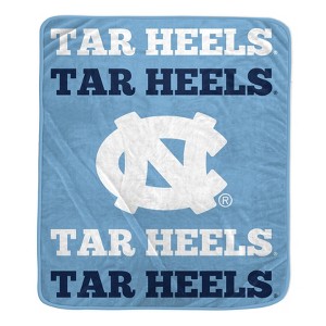 NCAA North Carolina Tar Heels Repeat Refresh Ultra Soft Blanket - 1 of 1