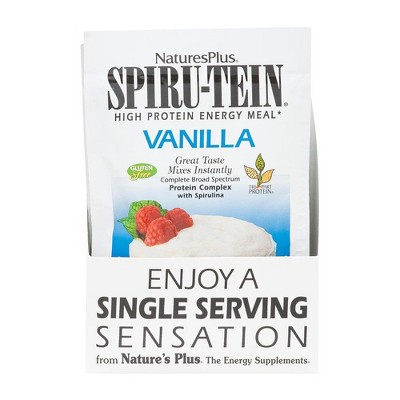 Nature's Plus-Spiru-Tein Protein Powder Meal-Vanilla by Nature's Plus  -  8 Packet